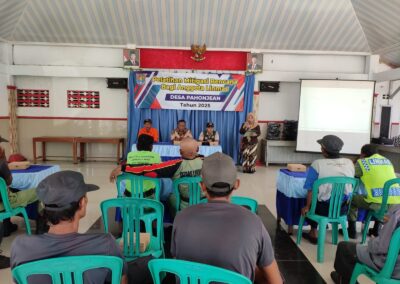 Pelatihan Mitigasi Bencana bagi Linmas Desa Pahonjean